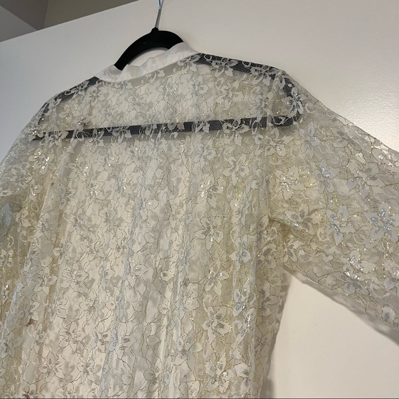 Vintage Lace Open Robe - Picture 12 of 16